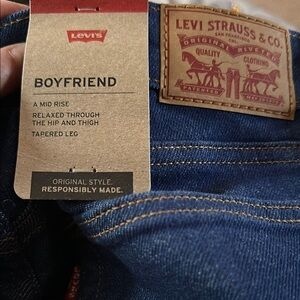 Levi's Blue Boyfriend Jeans
